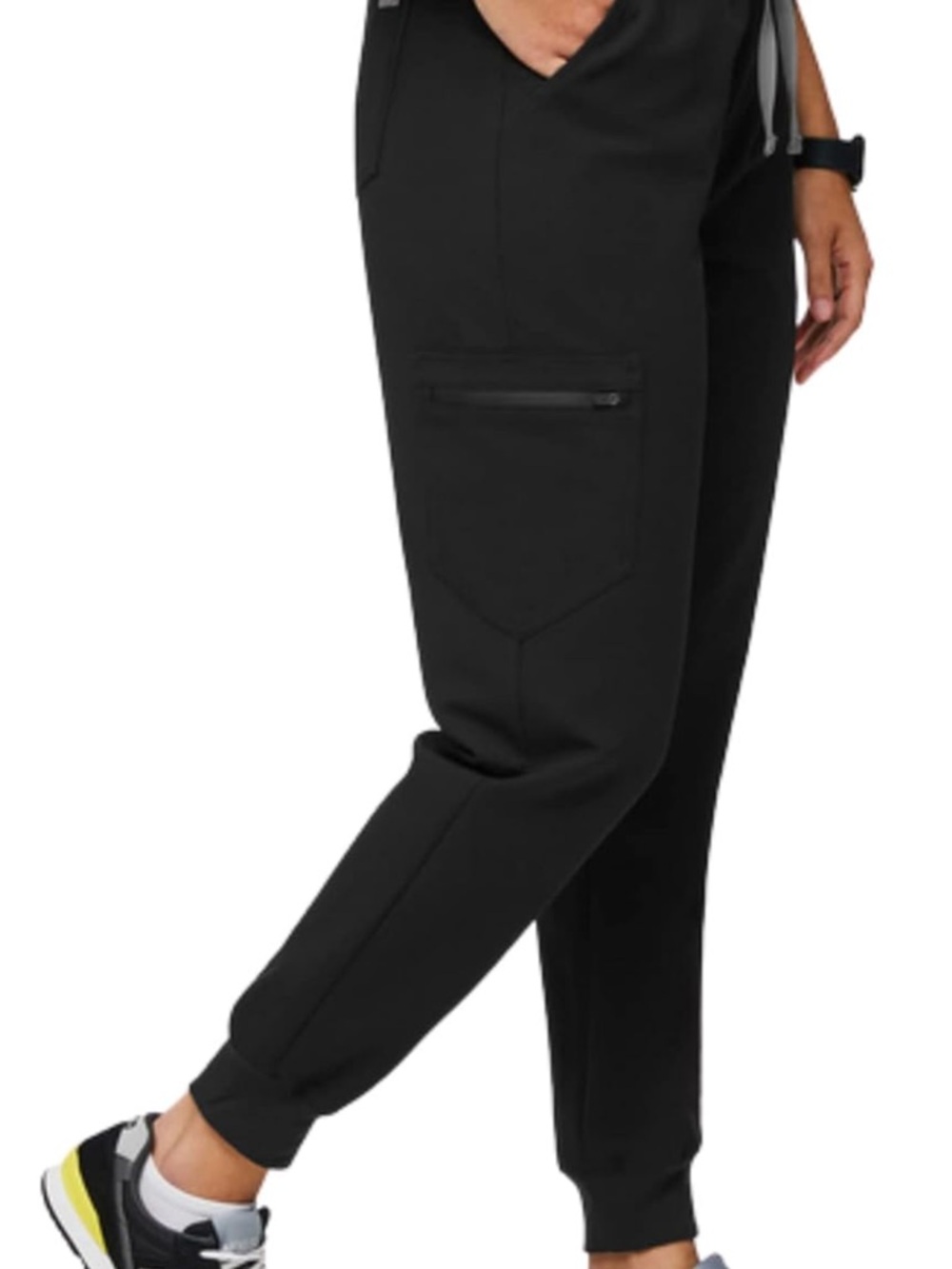 Women’s Black Figs Scrub Pants - Picture 6 of 8